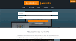 Desktop Screenshot of hotmaths.com.au